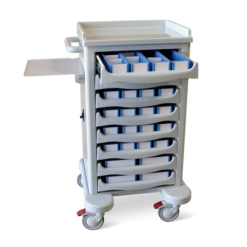 Unit dose Medication bin cart - Medical carts