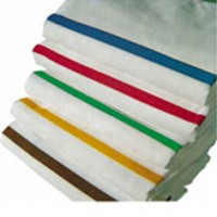 1010 - White laundry bags with coloured stripes