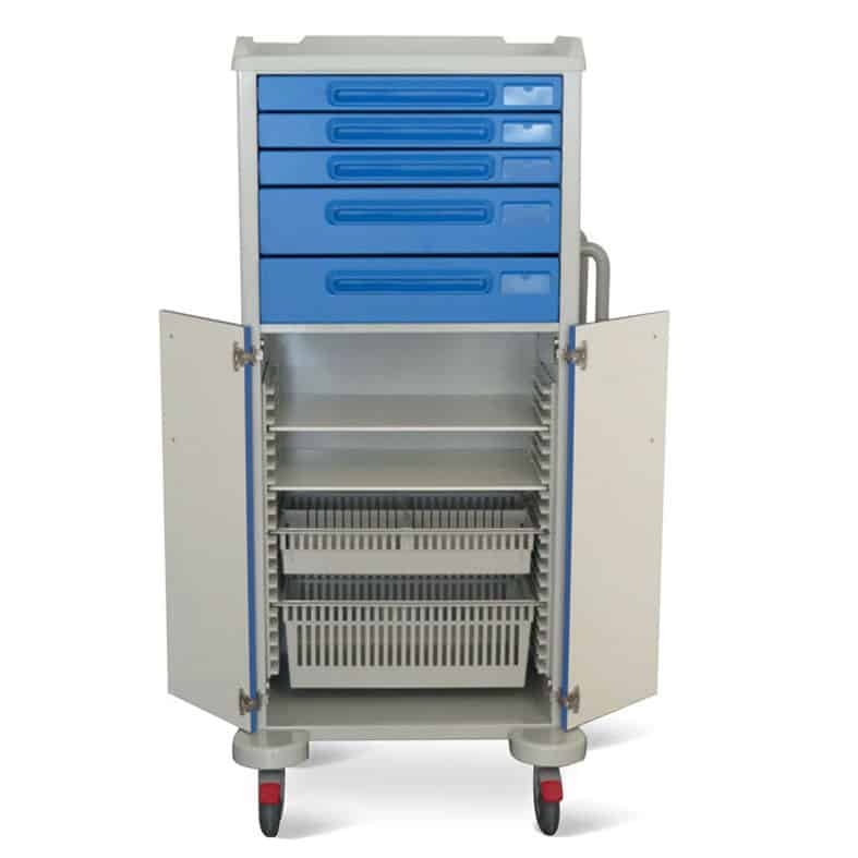 60131 - SPACE ISO-1C - Medication trolley for ISO baskets
