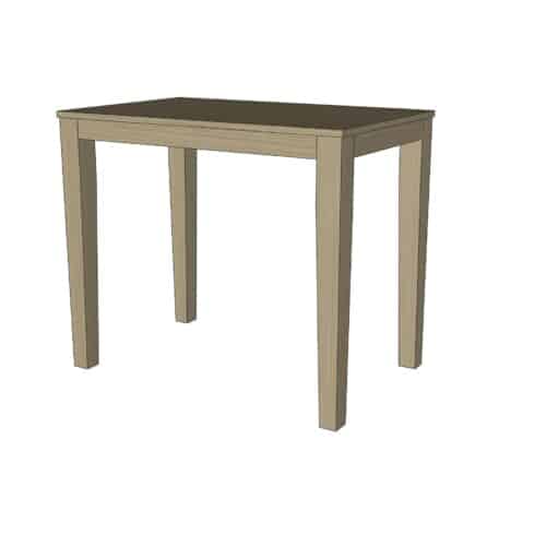 773085 - SOLID WOOD RECTANGULAR TABLE