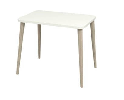 774820 - NORDIC RECTANGULAR TABLE WITH WOODEN LEGS