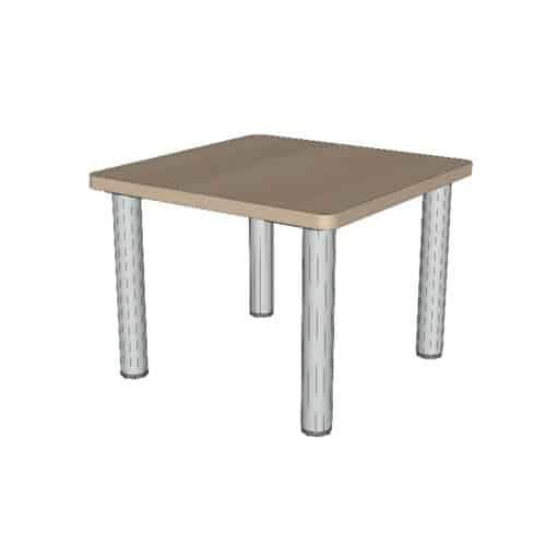 880250 - SOLID WOOD SQUARE COFFEE TABLE - Tavoli Attesa