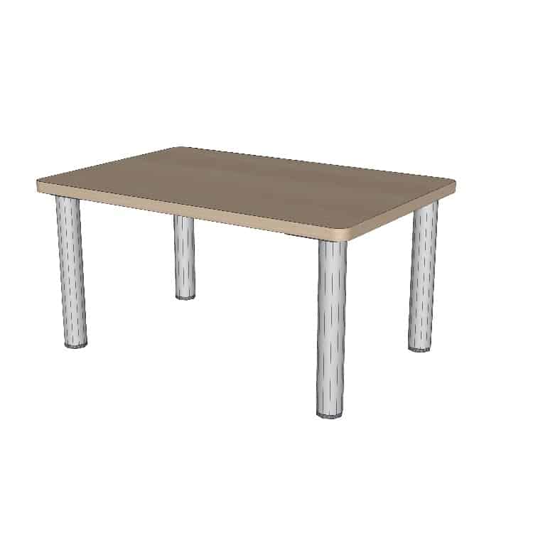 880255 - RECTANGULAR WAITING ROOM TABLE - Tavoli Attesa