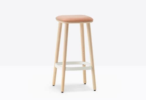 BABILA_2702 - STOOL W/UPHOLSTERED SEAT - SERIE-PE