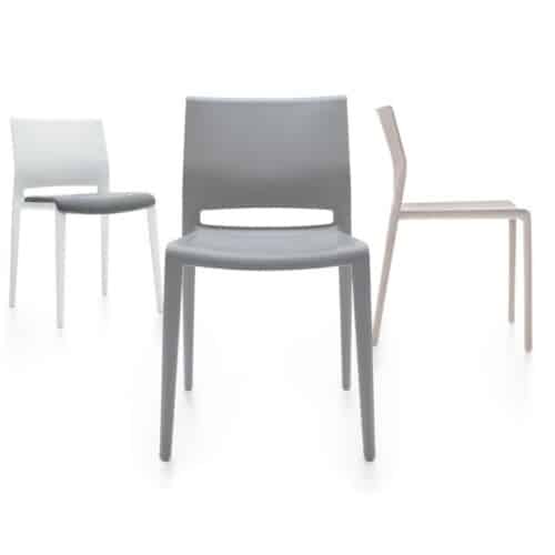 BAKHUTA - CHAIR IN POLYPROPYLENE, WITHOUT ARMRESTS - SERIE-GA