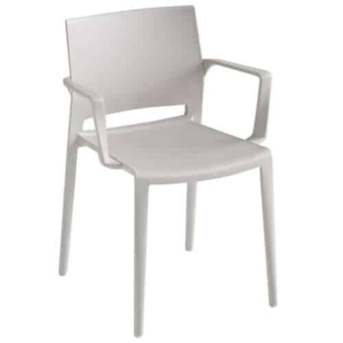 BAKHUTA-B - CHAIR IN POLYPROPYLENE, WITH ARMRESTS - SERIE-GA