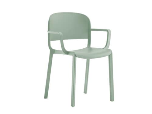 DOME-265 - PLASTIC CHAIR W/ARMRESTS - SERIE-PE