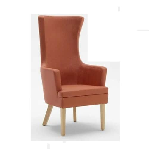 FLOWER_2 - UPHOLSTERED ARMCHAIR WITH WOODEN STRUCTURE - SERIE-XLPA14