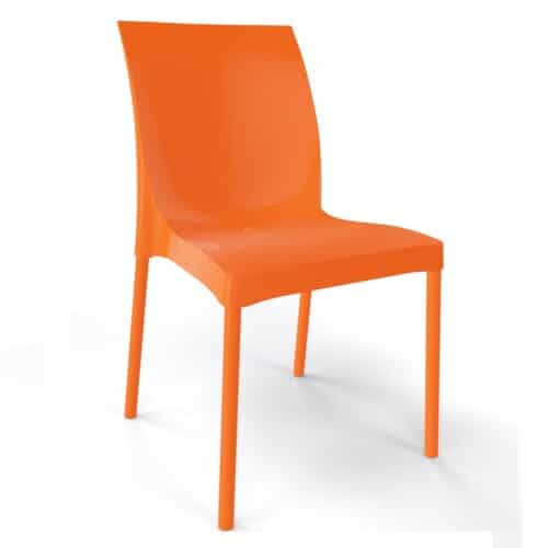IRIS - CHAIR IN POLYPROPYLENE, WITHOUT ARMRESTS - SERIE-GA
