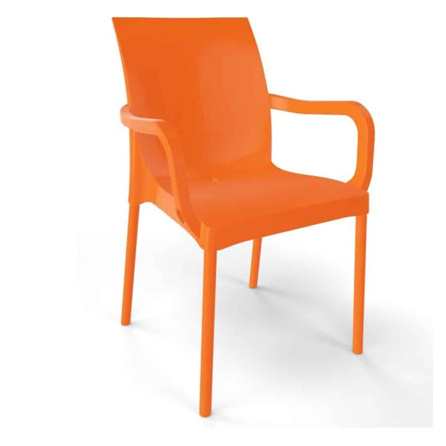 IRIS-B - CHAIR IN POLYPROPYLENE, WITH ARMRESTS - SERIE-GA
