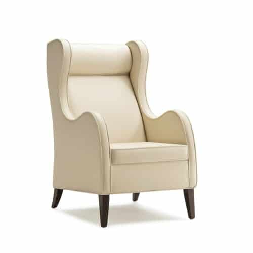 MAR-POL - ARMCHAIR W/BACKREST AND UPHOLSTERED ARMRESTS - SERIE-TA