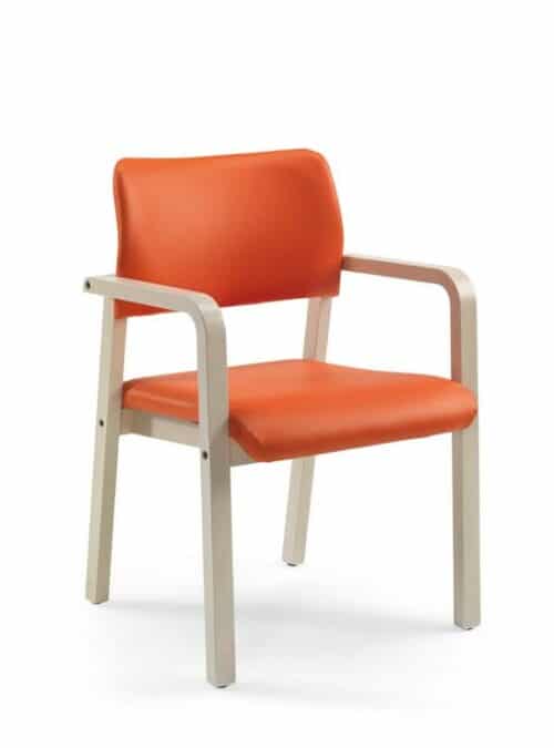 PB310B - WOODEN ARMCHAIR W/ARMRESTS - SERIE-XLPA19