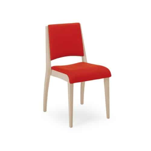 REDDI - ARMCHAIR WITH SOLID BEECH STRUCTURE - SERIE-COR