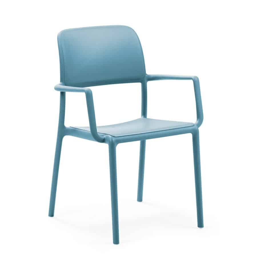 RIVA-B - PLASTIC CHAIR WITH ARMREST - SERIE-NA