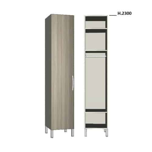 TE1700 - PATIENT WARDROBE (1 DOOR) – 1 PLACE - Armadi