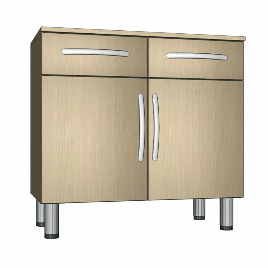 TE7010 - CUPBOARD (2 DOORS, 2 DRAWERS) - Soggiorni e credenze