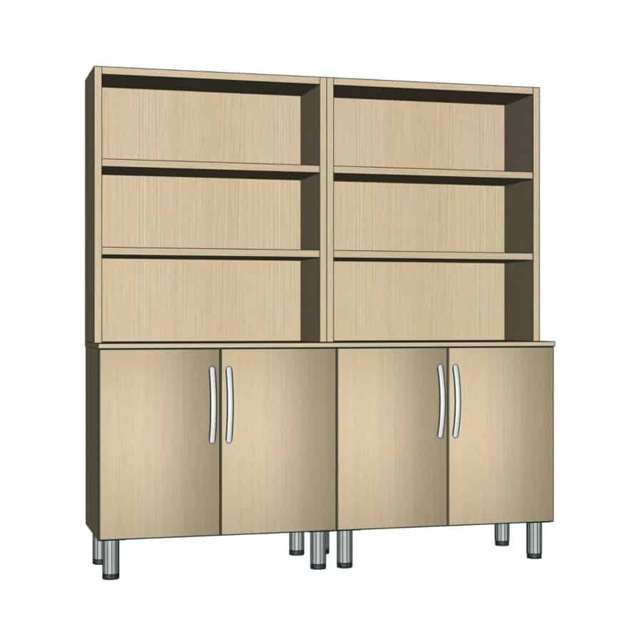 TE7090 - CUPBOARD (4 DOORS, W/SHELVES) - Soggiorni e credenze