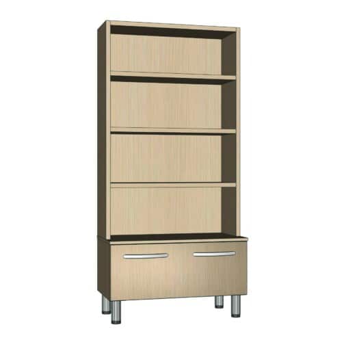 TE7110 - CREDENZA C.CASSETTONE E LIBRERIA - Soggiorni e credenze