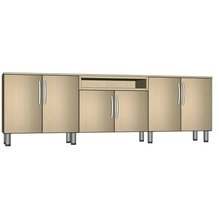 TE7170 - TV CABINET (OPEN FRONT, W/ DOORS) - Soggiorni e credenze