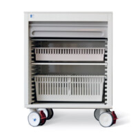 60132 - SPACE ISO-1UB - Medication trolley for ISO baskets