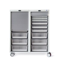 60125C - Space ISO-2 - Medication trolley for ISO baskets 