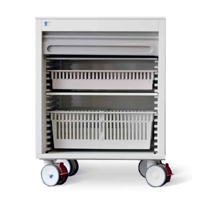 60127 - Space ISO-1B - Medication trolley for ISO baskets