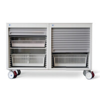 60128C - Space ISO-2B - Medication trolley for ISO baskets