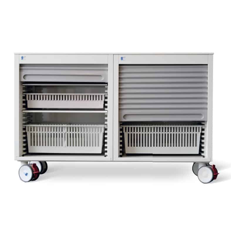 60128 - Space ISO-2B - Medication trolley for ISO baskets